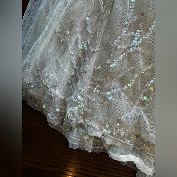 Free People Golden Light Embellished Fairy Top Small - Picture 6 of 9